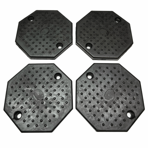 Replacement Octagon Rubber Lift Pads, Heavy Duty, Durable