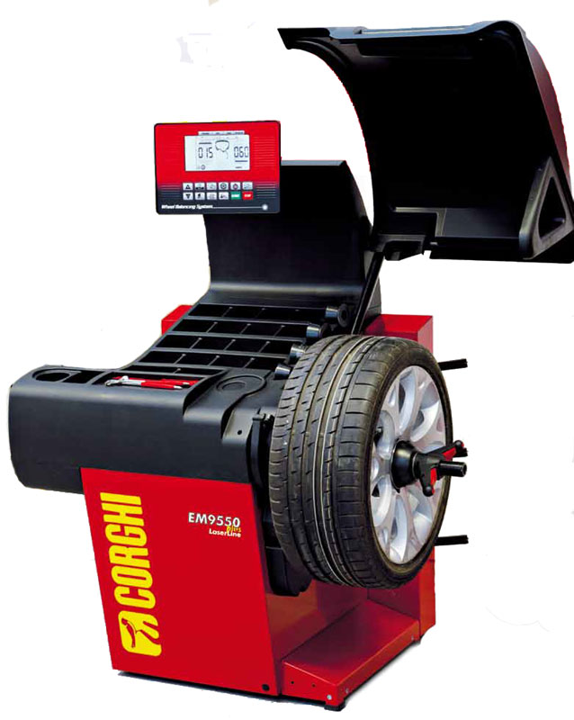 EM9550 Heavy Duty Laser Wheel Balancer Protek Equipment