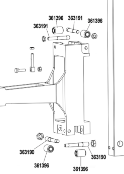 Adjustment Carrier Roller Bolt