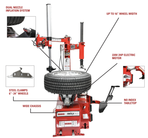 Coats® Maxx 70 Rim Clamp Tire Changer w/Robo Arm - Image 2