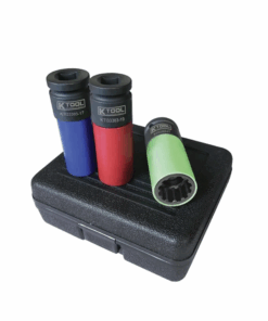 3-Pc ½” Drive Spline With Protective Sleeve Socket Set
