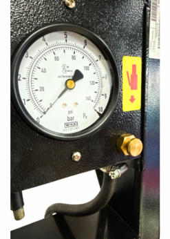 Located on Inflation Gauge Box