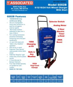 Alternative view of Heavy Duty Fleet Wheel Battery Charger with 400A Engine Start