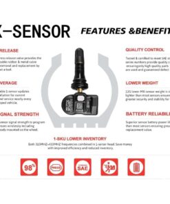 Alternative view of MX-Sensor 1-Sensor Press-in Rubber Valve Stem