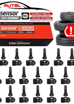 Bulk Box of (20) Individually Bagged 1-Sensors with Rubber Press-in Valve